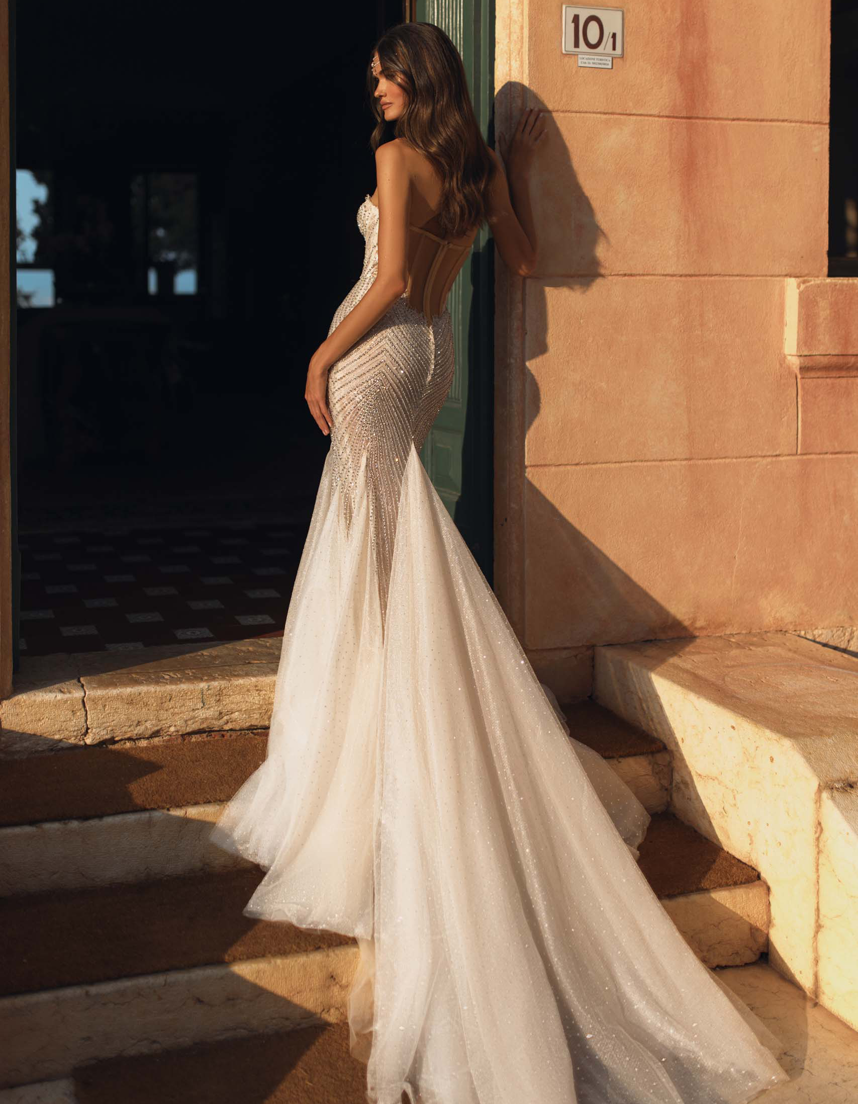 Berta Couture wedding dress achterzijde totaal