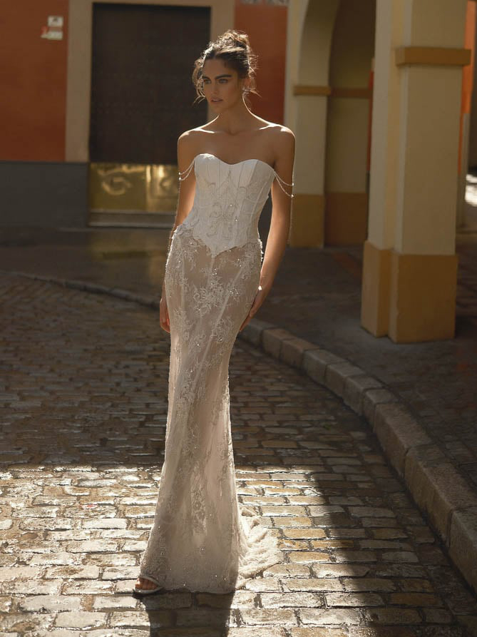 Trouwjurk Berta Privee no14 26-P01 front