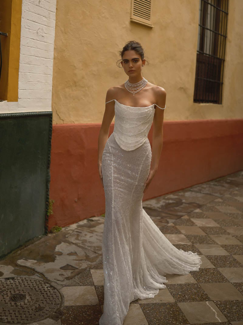 Trouwjurk Berta Privee no14 26-P02 front