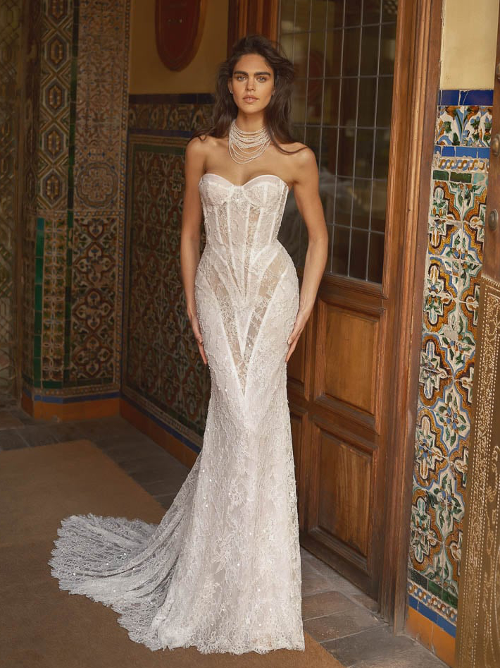 Trouwjurk Berta Privee no14 26-P06 front