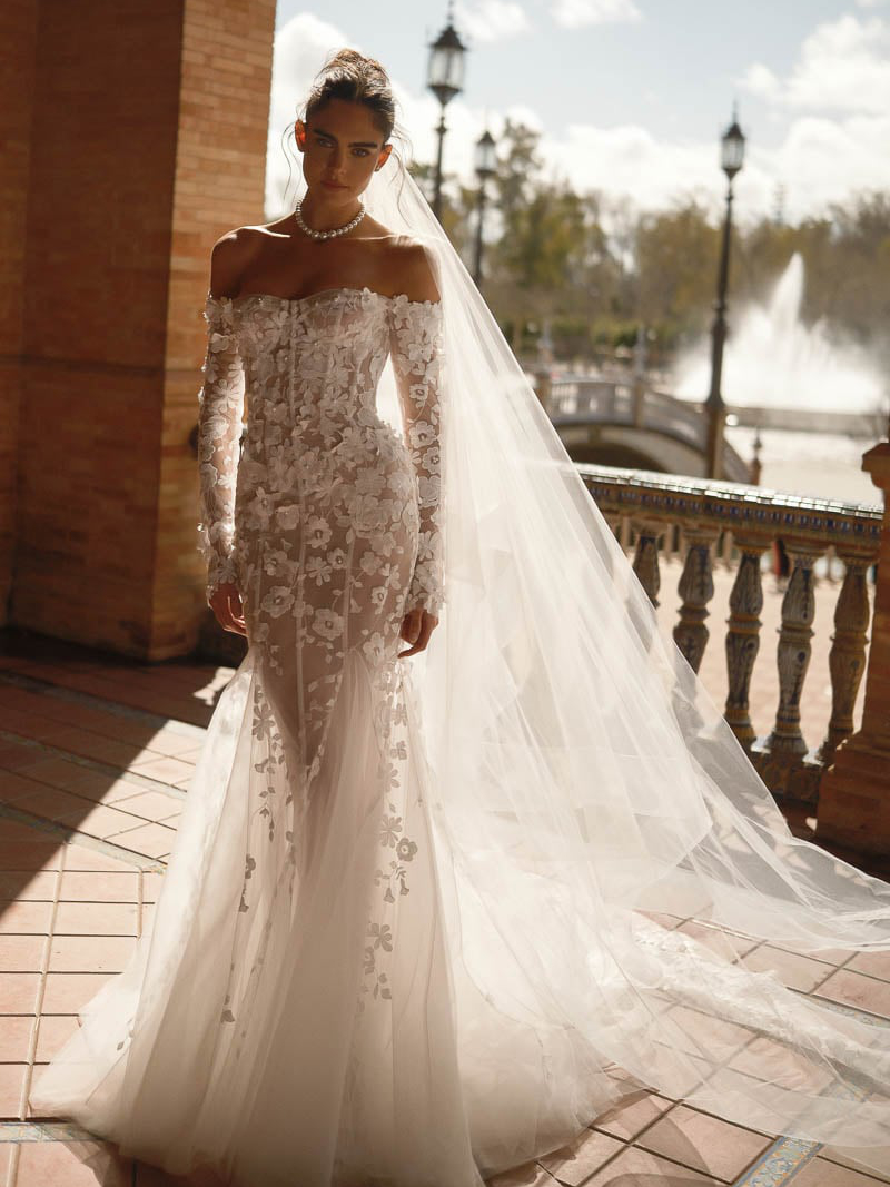 Trouwjurk Berta Privee no14 26-P08 front